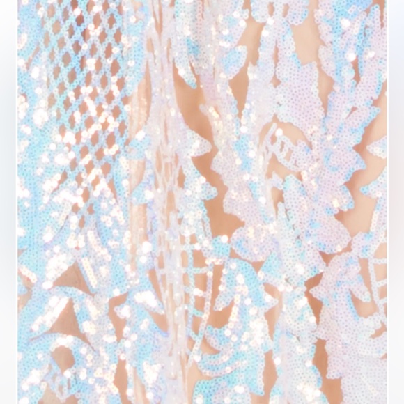 Say Yes To The Prom Iridescent Mermaid Dress - Picture 4 of 6